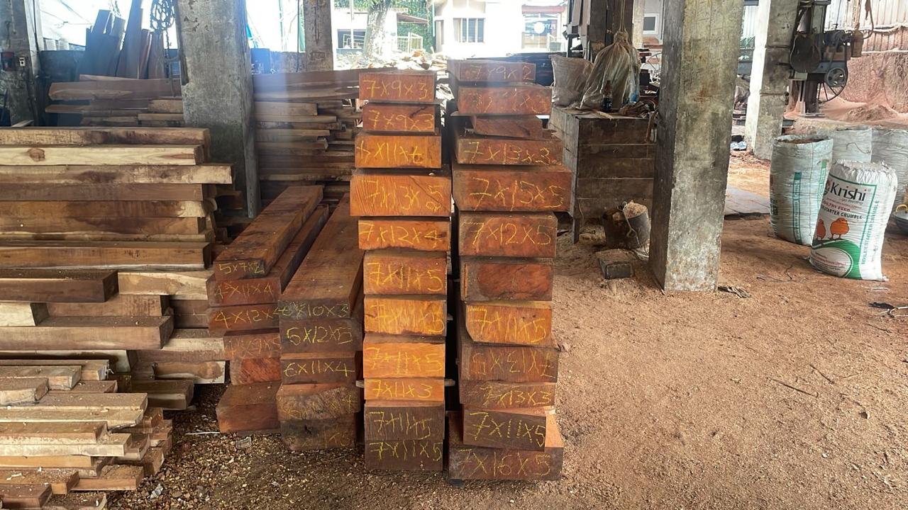 Mahogany Logs